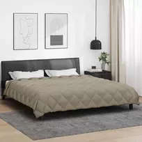 Žiemos antklodė Šviesiai pilka 220 x 240 cm Mikropluoštas