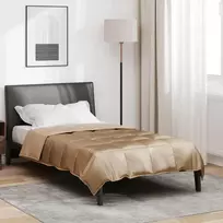 Pilna metų antklodė Auksinė 140 x 200 cm Satin ir mikropluoštas