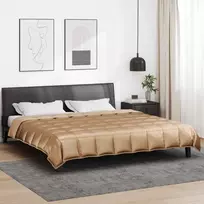 Pilna metų antklodė Auksinė 220 x 240 cm Satin ir mikropluoštas