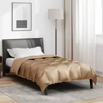 Žiemos antklodė Auksinė 140 x 200 cm Satin ir mikropluoštas