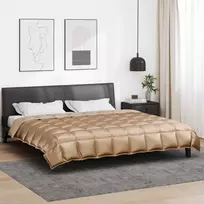 Žiemos antklodė Auksinė 220 x 240 cm Satin ir mikropluoštas