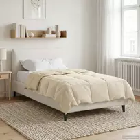 Žiemos antklodė Tikštas Kreminė 140 x 200 cm Mikropluoštas
