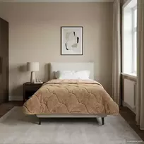 Vasaros antklodė Tikštas Taupe 140 x 220 cm