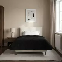 Žiemos antklodė Tikštas Juoda 155 x 220 cm