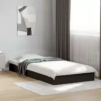 Lovos rėmas, juodos spalvos, 75x190cm, apdirbta mediena