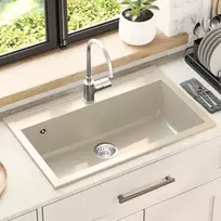 Kriauklė Smėlio 795 x 505 mm Granitas