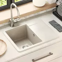Kriauklė Smėlio 560 x 460 mm 80% Kvarcas ir 20% Derva
