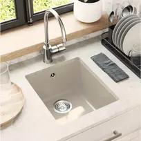 Kriauklė Smėlio 370 x 460 mm 80% Kvarcas ir 20% Derva