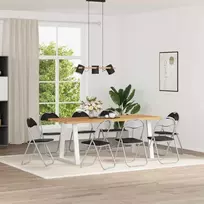Sulankstoma kėdė 8 pcs Juoda ir pilka 48 x 43,5 x 81 cm