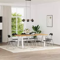 Sulankstoma kėdė 8 pcs Juoda ir pilka 48 x 43,5 x 81 cm