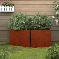 Loveliai, 2vnt., 49x47x46cm, Corten plienas