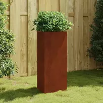 Sodo lovelis, 40x34,5x75cm, Corten plienas