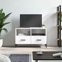 Televizoriaus spintelė, baltos spalvos, 80x36x50cm, mediena
