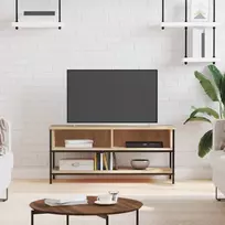 TV spintelė, sonoma ąžuolo spalvos, 100x35x45 cm, inžinerinė mediena