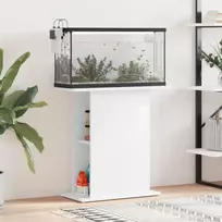 Akvariumo stovas, baltas, 75x36x72,5 cm, inžinerinė mediena