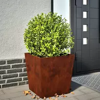 sodo vazonai 2 vnt 50x50x50 cm oro sąlygoms atsparus plienas