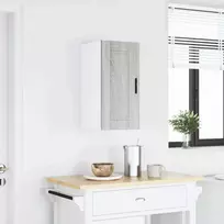 Sieninė virtuvės spinta "Porto" Pilka Sonoma Engineered Wood