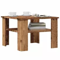 kavos staliukas Old Wood 60x60x42 cm Engineered Wood