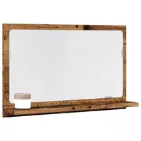 Veidrodinė vonios spintelė, medienos, 60x11x37cm, mediena