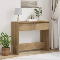 Konsolinis staliukas, artisano ąžuolo, 89x41x76,5cm, mediena