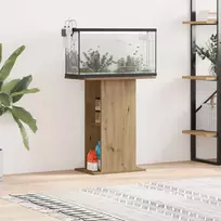 Akvariumo stovas, ąžuolo spalvos, 36x60,5x72,5 cm, inžinerinė mediena