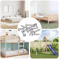 Mediniai varžtai 12 pcs Sidabro M3,5 x 20 mm Plienas