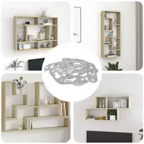 Raktelio pakabukas 3673 pcs Sidabro 45 x 16 x 3.5 mm Geležis