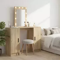 Makiažo stalas Ruda 102 x 33 x 135 cm Apdirbta mediena