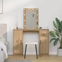 Makiažo stalas Ruda 102 x 33 x 135 cm Apdirbta mediena