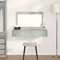 Makiažo stalas Pilka 100 x 40 x 70 cm Apdirbta mediena