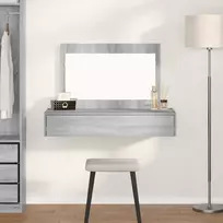 Makiažo stalas Pilka 100 x 40 x 70 cm Apdirbta mediena