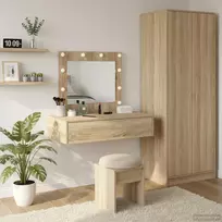 Makiažo stalas su stalčių Ruda 83 x 40 x 70 cm Apdirbta mediena