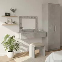 Makiažo stalas Pilka 100 x 40 x 70 cm Apdirbta mediena