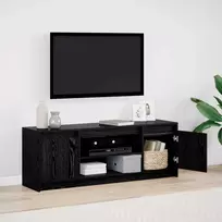TV vienetai Juoda 139,5 x 34 x 50 cm Apdirbta mediena