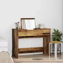 Kosmetinis Stalas su stalčių Senas medis 100 x 45 x 76 cm