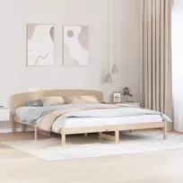 Lovos rėmas Natūrali 180 x 200 cm Kietos pušies mediena