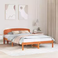 Lovos rėmas Vaško ruda 140 x 200 cm Kietos pušies mediena