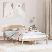 Lovos rėmas Natūrali 140 x 190 cm Kietos pušies mediena