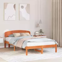 Lovos rėmas Vaško ruda 120 x 190 cm Kietos pušies mediena