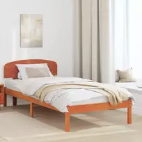 Lovos rėmas Vaško ruda 90 x 190 cm Kietos pušies mediena