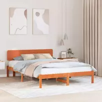 Lovos rėmas Vaško ruda 140 x 200 cm Kietos pušies mediena
