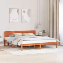 Lovos rėmas Vaško ruda 180 x 200 cm Kietos pušies mediena