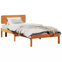 Lovos rėmas Vaško ruda 75 x 190 cm Kietos pušies mediena