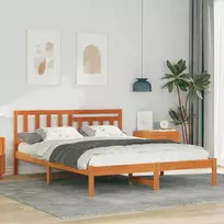 Lovos rėmas Vaško ruda 140 x 200 cm Kietos pušies mediena