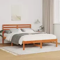 Lovos rėmas Vaško ruda 135 x 190 cm Kietos pušies mediena