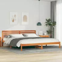Lovos rėmas Vaško ruda 180 x 220 cm Kietos pušies mediena