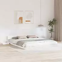 Lovos rėmas Balta 200 x 200 cm Medis