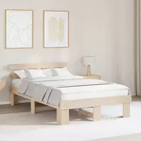 Lovos rėmas Natūrali 140 x 190 cm Kietos pušies mediena