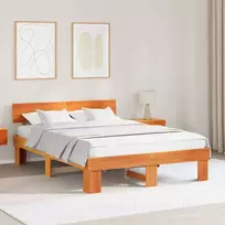 Lovos rėmas Vaško ruda 150 x 200 cm Kietos pušies mediena