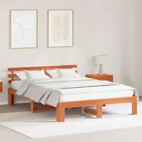 Lovos rėmas Vaško ruda 140 x 200 cm Kietos pušies mediena